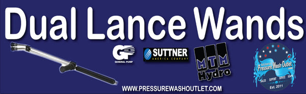 DUAL LANCE PRESSURE WASH WANDS